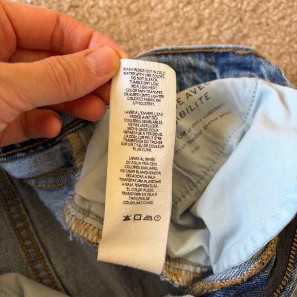 FRAME Le Jane Wide Leg Jeans Lomina Wash High Rise Blue Denim Size 30 Womens - Picture 12 of 13